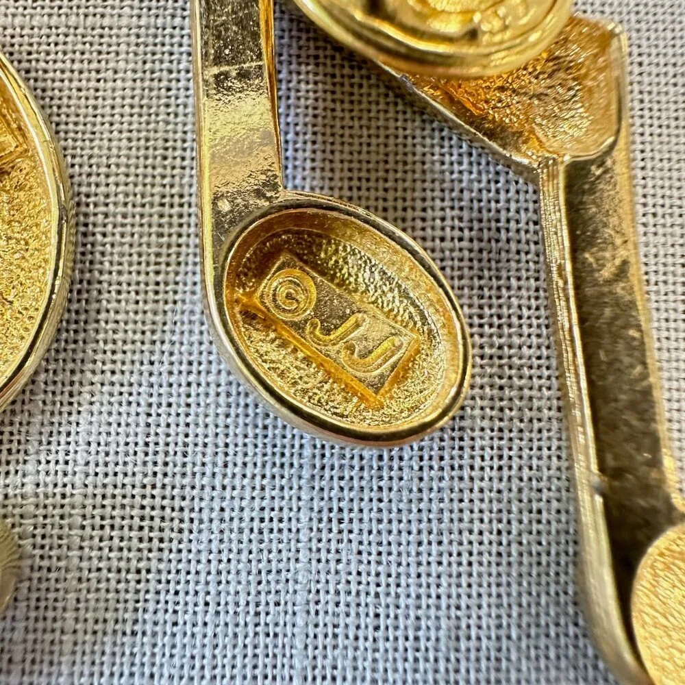 Vintage JJ Gold Tone Music Pins - Picture 8 of 11